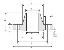 ASME B16.5 Class 150 WN Flange ASME B16.5 Class 150 WN Flange